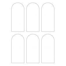 40286 - Label Size 57mm x 130mm - 6 label(s) per sheet