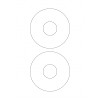 40288 - Label Size 117.5mm x 117.5mm - 2 label(s) per sheet