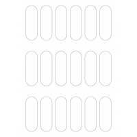 40290 - Label Size 24.821mm x 74.823mm - 18 label(s) per sheet