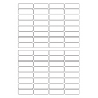 40292 - Label Size 45mm x 15mm - 64 label(s) per sheet