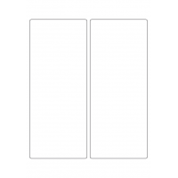 40293 - Label Size 96mm x 232mm - 2 label(s) per sheet
