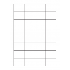 40294 - Label Size 45mm x 33mm - 32 label(s) per sheet
