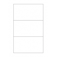 40296 - Label Size 155mm x 85mm - 3 label(s) per sheet