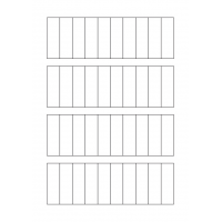 40304 - Label Size 17mm x 55mm - 40 label(s) per sheet