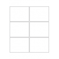 40307 - Label Size 97mm x 75mm - 6 label(s) per sheet