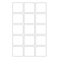 40312 - Label Size 53mm x 50mm - 15 label(s) per sheet