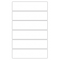40315 - Label Size 175mm x 45mm - 6 label(s) per sheet