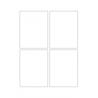 40320 - Label Size 85mm x 112mm - 4 label(s) per sheet