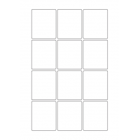 40330 - Label Size 52mm x 62mm - 12 label(s) per sheet
