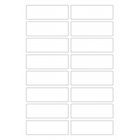 40332 - Label Size 90mm x 30mm - 16 label(s) per sheet