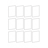 40334 - Label Size 43.539mm x 71.343mm - 12 label(s) per sheet
