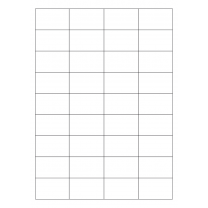 40336 - Label Size 49mm x 30mm - 36 label(s) per sheet