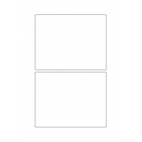 40347 - Label Size 150mm x 115mm - 2 label(s) per sheet