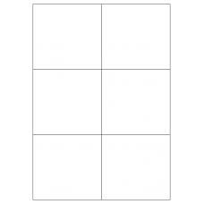 40348 - Label Size 100mm x 95mm - 6 label(s) per sheet