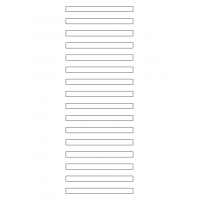 40350 - Label Size 100mm x 8mm - 15 label(s) per sheet