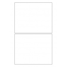 40351 - Label Size 166mm x 134mm - 2 label(s) per sheet