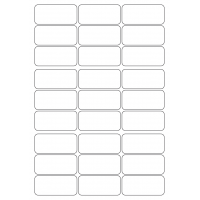40359 - Label Size 63mm x 29mm - 27 label(s) per sheet