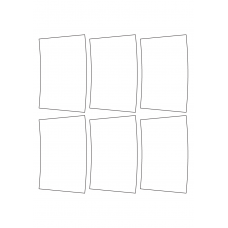 40360 - Label Size 62.078mm x 101.203mm - 6 label(s) per sheet 