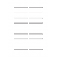 40362 - Label Size 73mm x 23mm - 16 label(s) per sheet