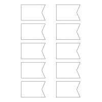 40363 - Label Size 70mm x 46mm - 10 label(s) per sheet