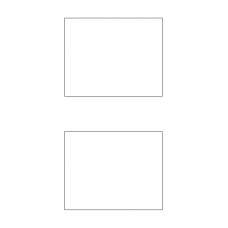 40367 - Label Size 127.5mm x 102mm - 2 label(s) per sheet 