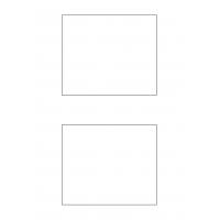 40369 - Label Size 128.5mm x 108mm - 2 label(s) per sheet