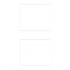 40369 - Label Size 128.5mm x 108mm - 2 label(s) per sheet 