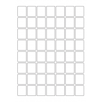 40371 - Label Size 25mm x 30mm - 56 label(s) per sheet