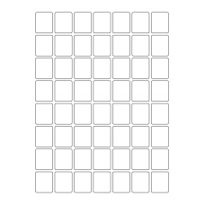 40371 - Label Size 25mm x 30mm - 56 label(s) per sheet 