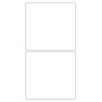 40373 - Label Size 145mm x 138mm - 2 label(s) per sheet