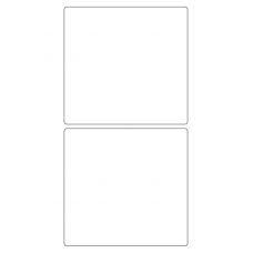40373 - Label Size 145mm x 138mm - 2 label(s) per sheet 