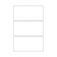 40375 - Label Size 156mm x 76mm - 3 label(s) per sheet