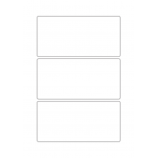 40375 - Label Size 156mm x 76mm - 3 label(s) per sheet 