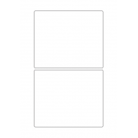 40377 - Label Size 148mm x 123mm - 2 label(s) per sheet