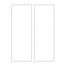 40378 - Label Size 89mm x 254mm - 2 label(s) per sheet 