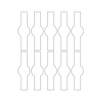 40384 - Label Size 35mm x 112mm - 10 label(s) per sheet