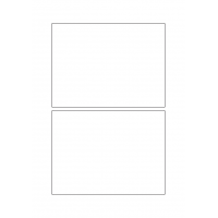 40385 - Label Size 155mm x 115mm - 2 label(s) per sheet