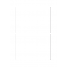 40385 - Label Size 155mm x 115mm - 2 label(s) per sheet 