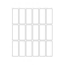 40386 - Label Size 27mm x 70mm - 18 label(s) per sheet 