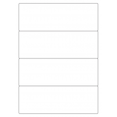40387 - Label Size 202mm x 70mm - 4 label(s) per sheet 