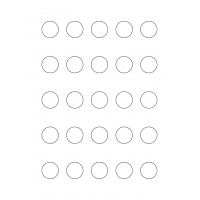 40388 - Label Size 24.647mm dia - 25 label(s) per sheet
