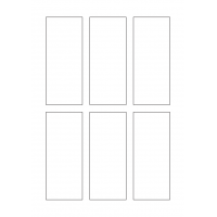 40392 - Label Size 50mm x 120mm - 6 label(s) per sheet