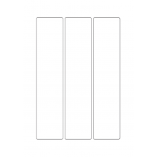 40394 - Label Size 50mm x 230mm - 3 label(s) per sheet 