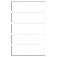 40395 - Label Size 175mm x 50mm - 5 label(s) per sheet