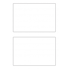 40397 - Label Size 183mm x 122.5mm - 2 label(s) per sheet 
