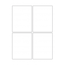 40398 - Label Size 90mm x 120mm - 4 label(s) per sheet 
