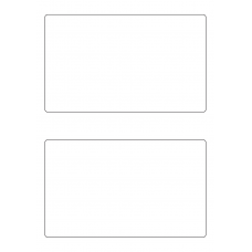 40399 - Label Size 190mm x 115mm - 2 label(s) per sheet 