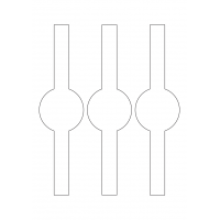 40400 - Label Size 60mm x 230mm - 3 label(s) per sheet