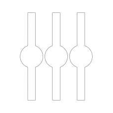 40400 - Label Size 60mm x 230mm - 3 label(s) per sheet 