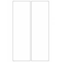 40402 - Label Size 84mm x 287mm - 2 label(s) per sheet